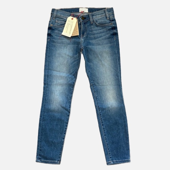 Current/Elliott The Stiletto Skinny Cropped Jean in Carnival NWT - Picture 3 of 14